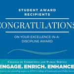 SSW Student Award Recipients